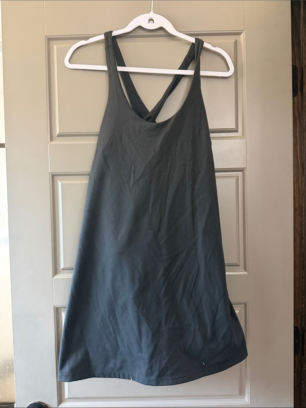 Avia Black Cross-Back A-Line Tank